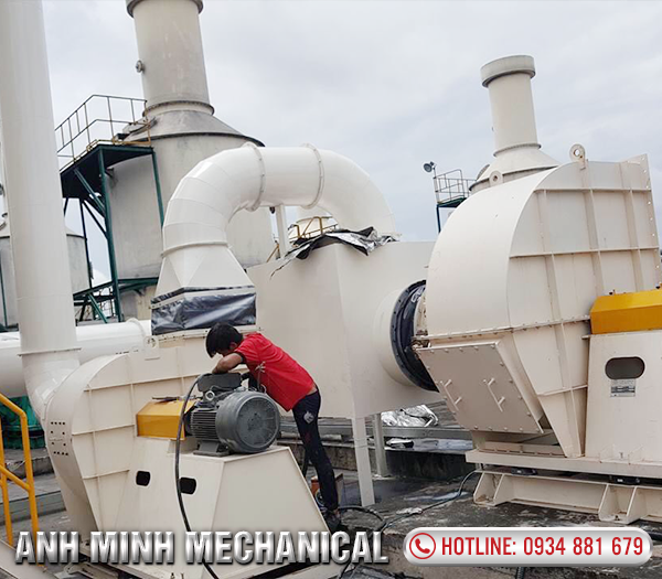 Thi công hệ thống thông gió công ty Kumho